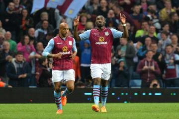 Benteke treble keeps Villa out of trouble