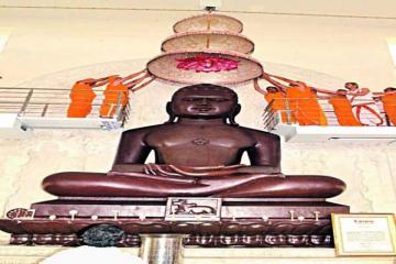 Now the world's highest canopy over Lord Adinath