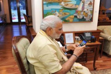 Prime Minister launches �Narendra Modi Mobile App�