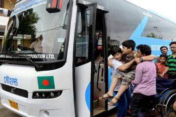 37 passengers take first Dhaka-Agartala bus