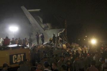 113 feared dead in Indonesian military plane crash