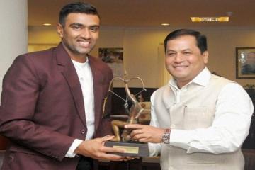 Ashwin presented with Arjuna Award
