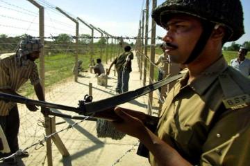 Pakistani troops target 9 BoPs along IB in Samba; civilian injured