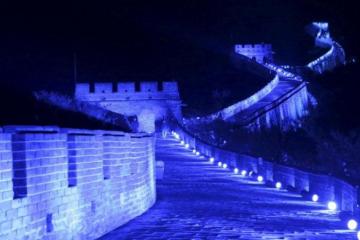 World monuments turn blue for UN day