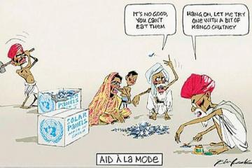 Australian cartoon mocking India's postion at climate summit called 'racist'