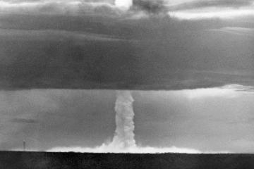 H-bomb: More powerful than Hiroshima bomb, fits on missile