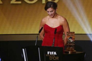 US World Cup winner Carli Lloyd gets FIFA world player award