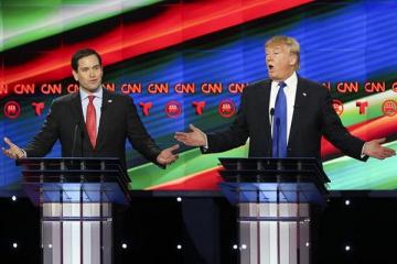Senators corner Trump on debate stage