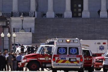 Police officer shot at US Capitol, shooter taken in custody